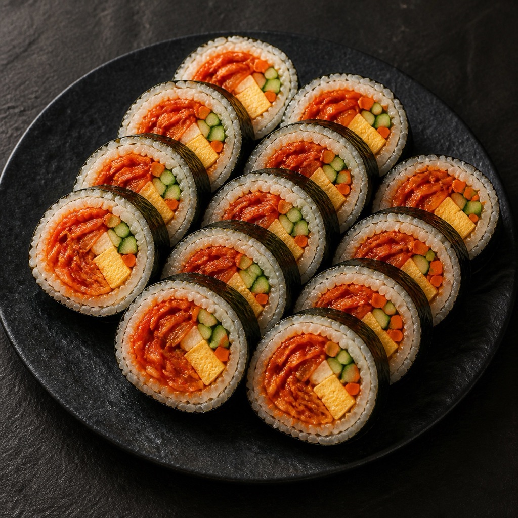 Korean Kimchi Kimbap
