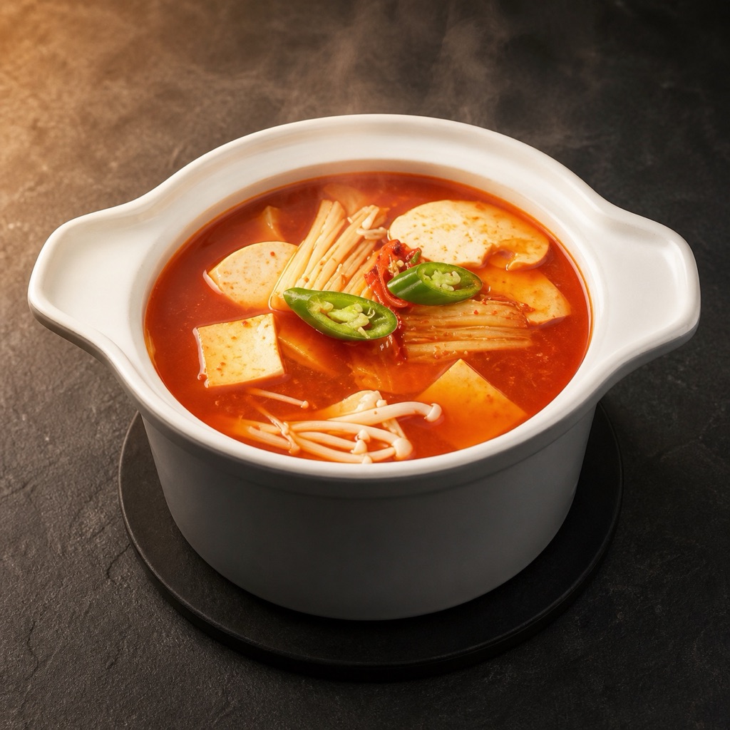 Korean Kimchi Soup (Kimchi Jjigae)