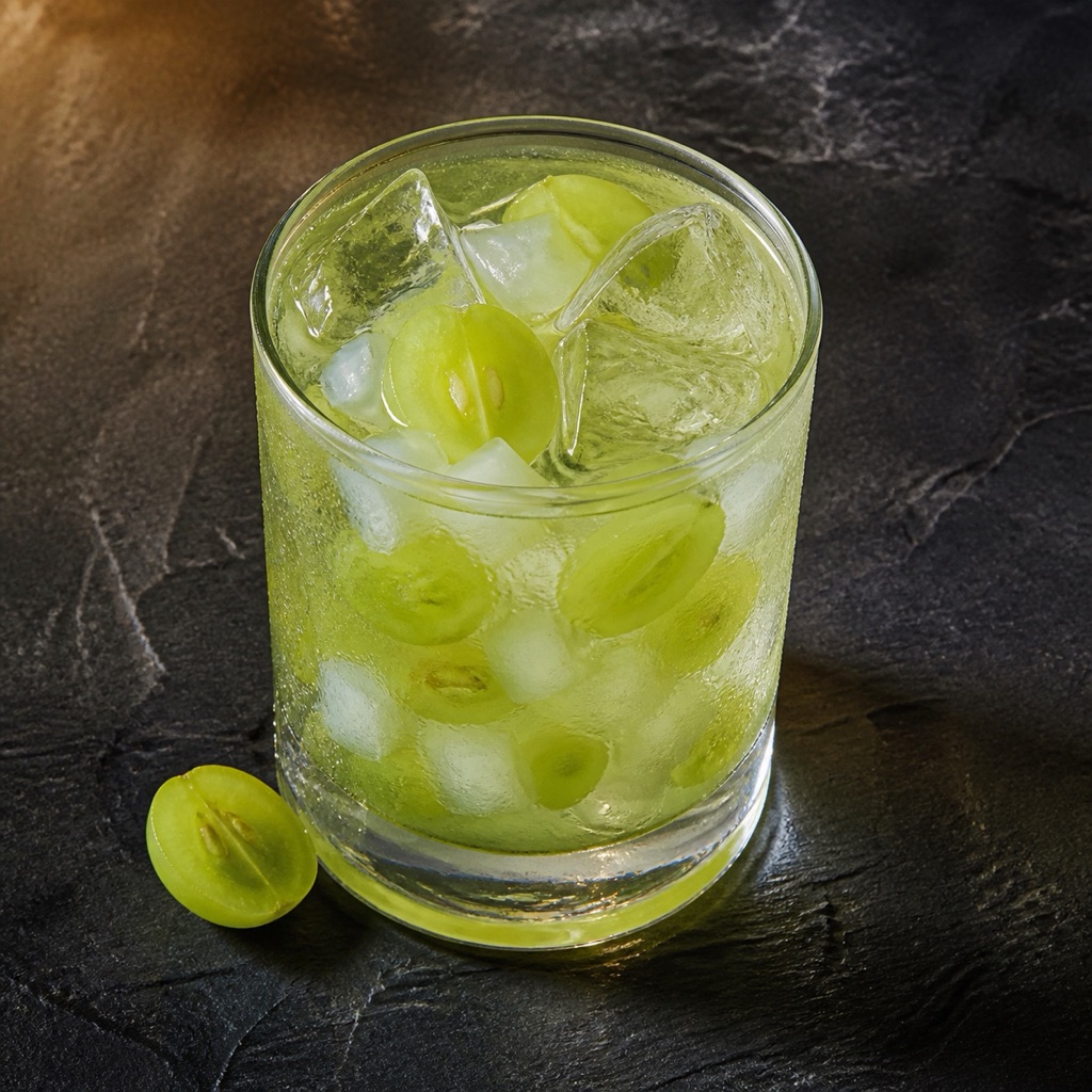 Korean Grape Juice with Coconut